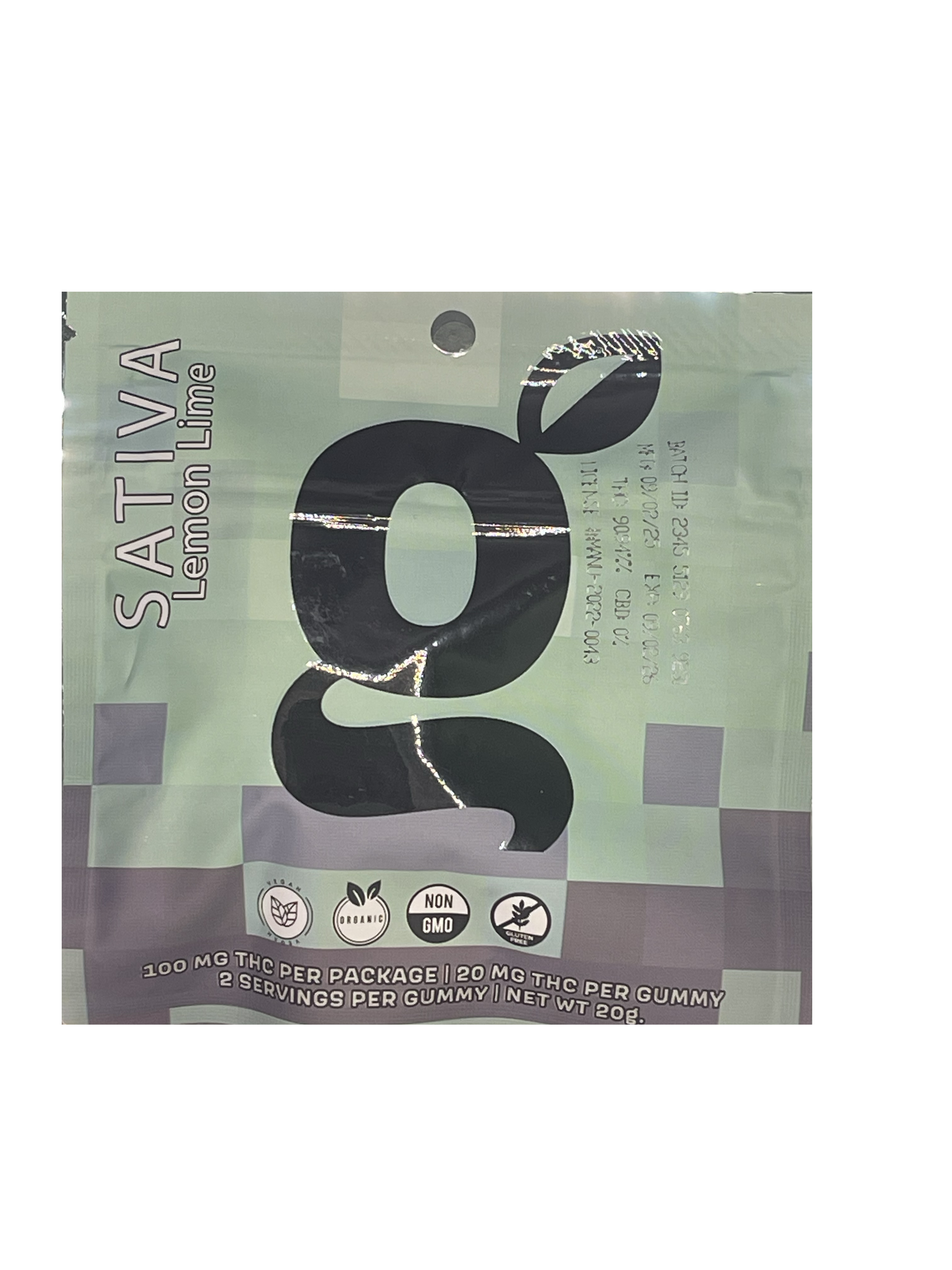 G-Bags 100mg-Lemon Lime (S)