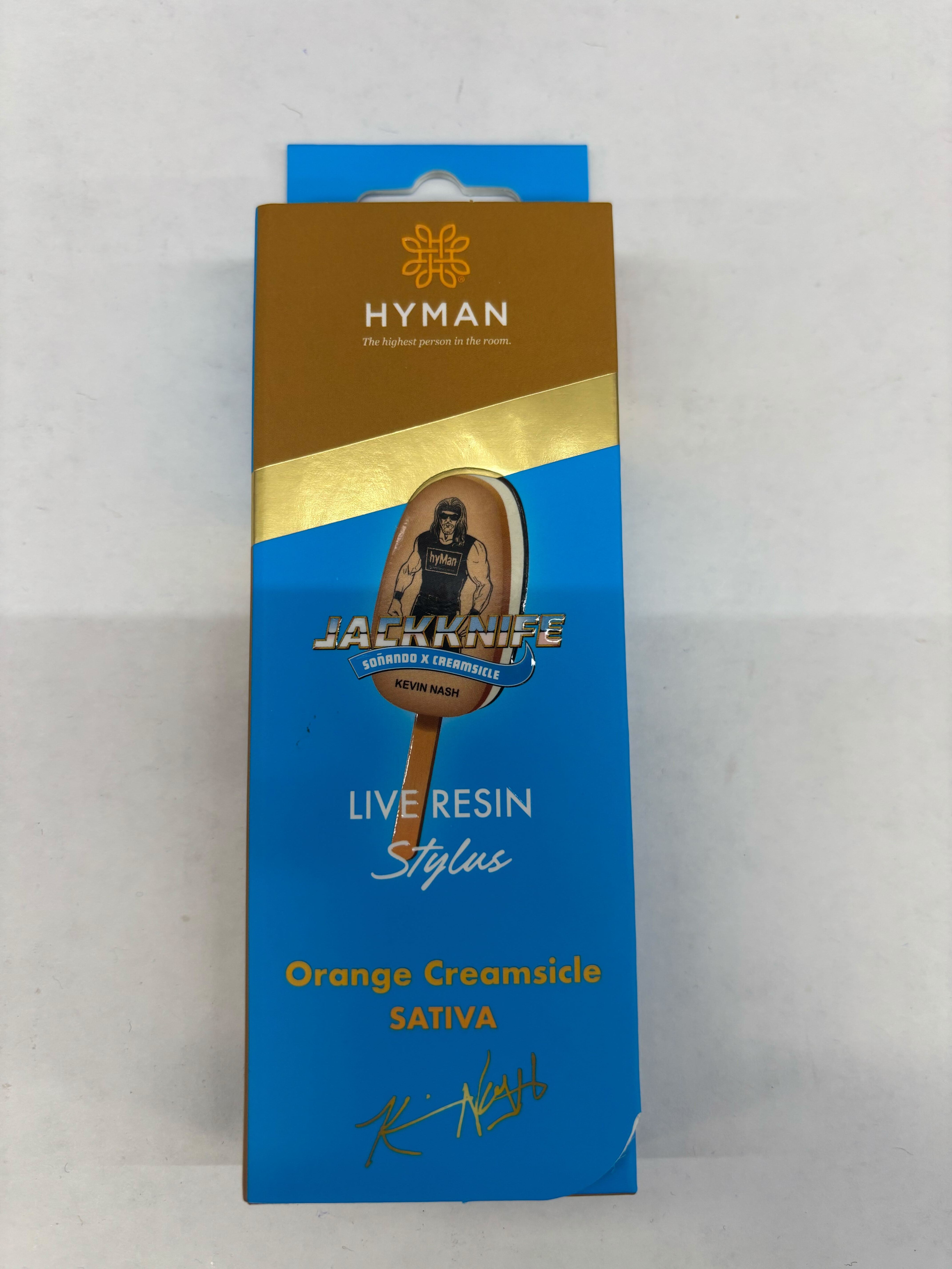Hyman Stylus - Kevin Nash - Jackknife - Live Resin Disposable