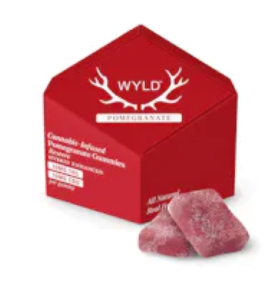 Wyld | Pomegranate Gummies 1:1 THC + CBD | 100mg