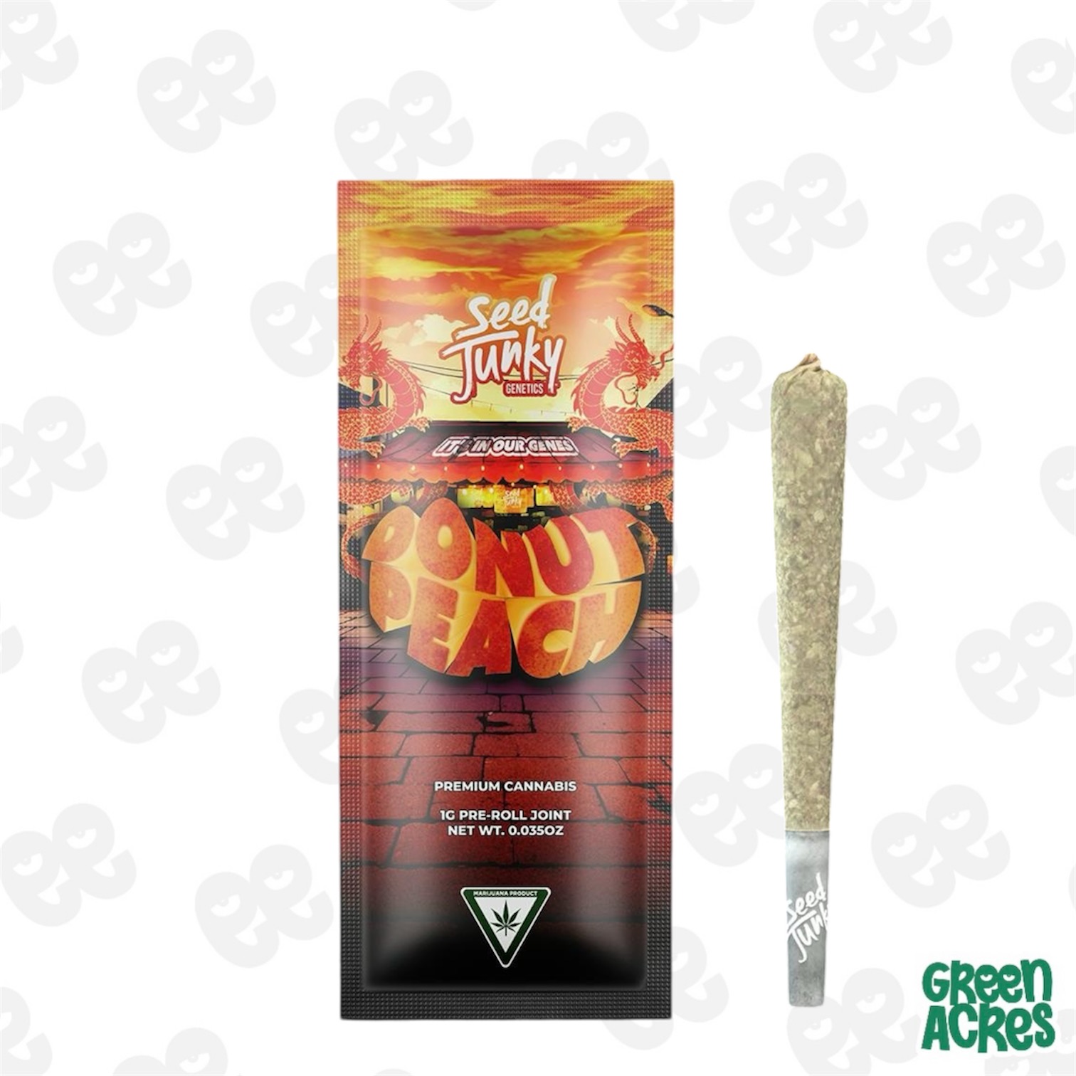 Seed Junky: Donut Peach 1G PreRoll