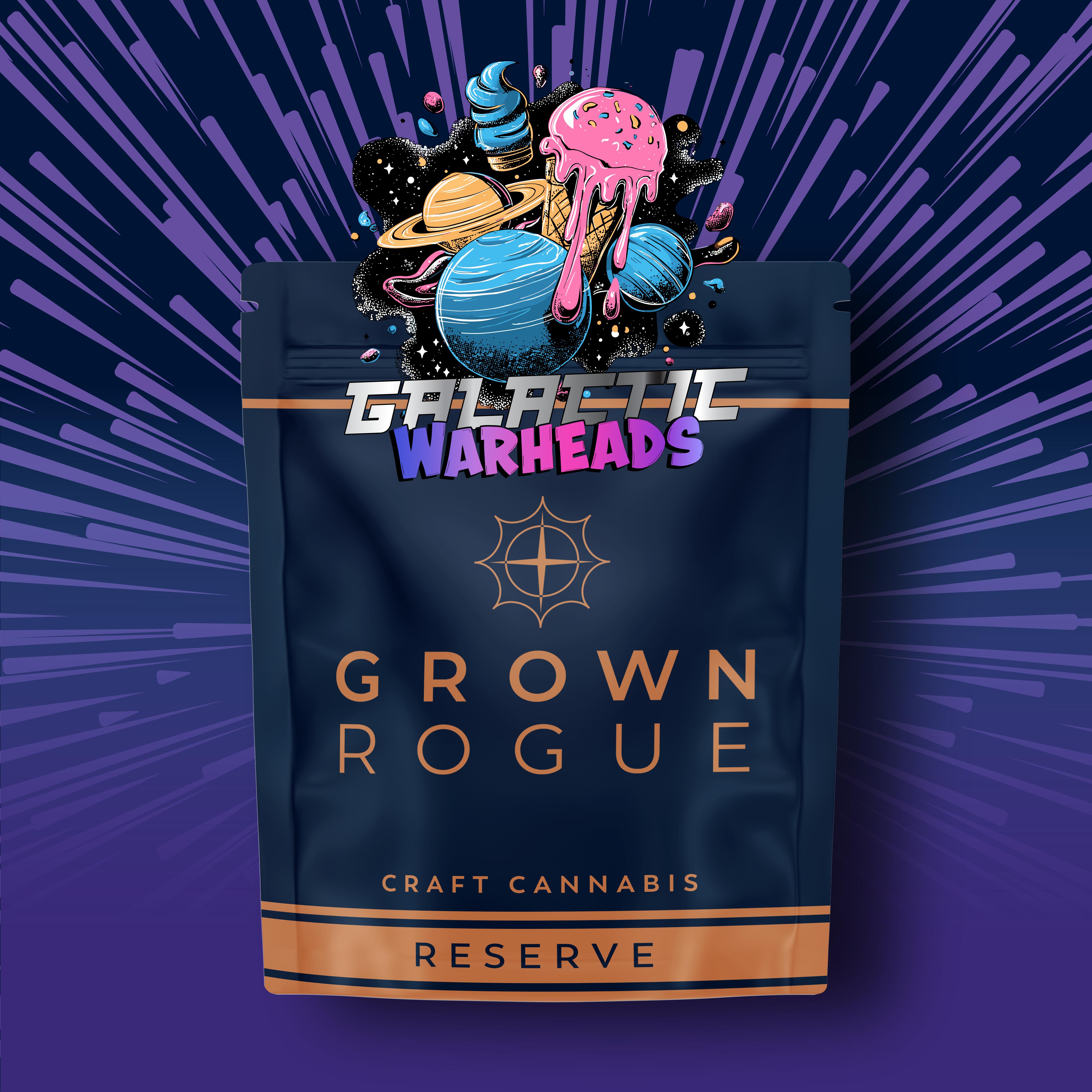 Flower - Galactic Warheadz - Grown Rogue Reserve - REC