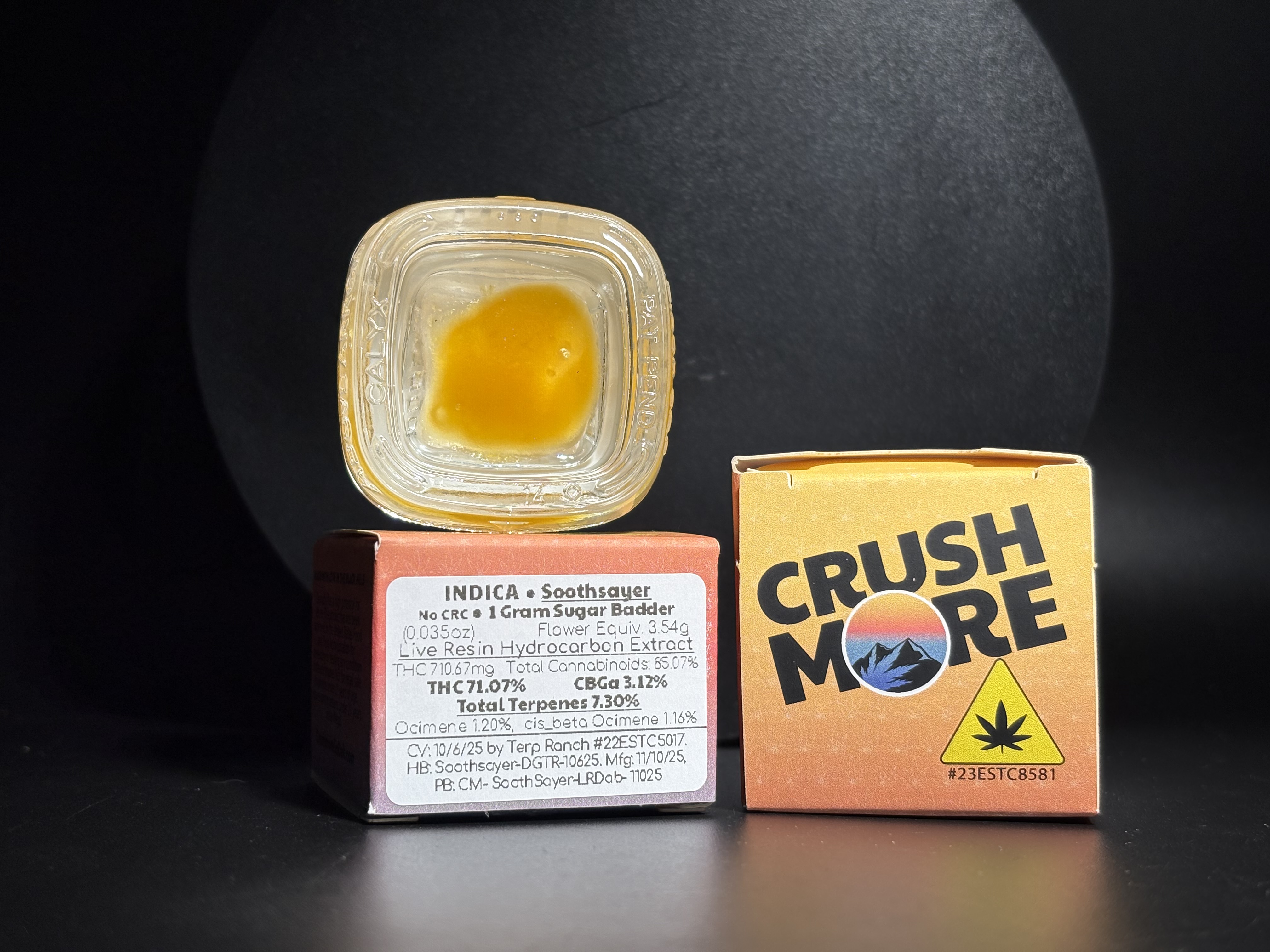 Crushmore - Concentrate - Live Resin Badder - 1 Gram - Soothsayer