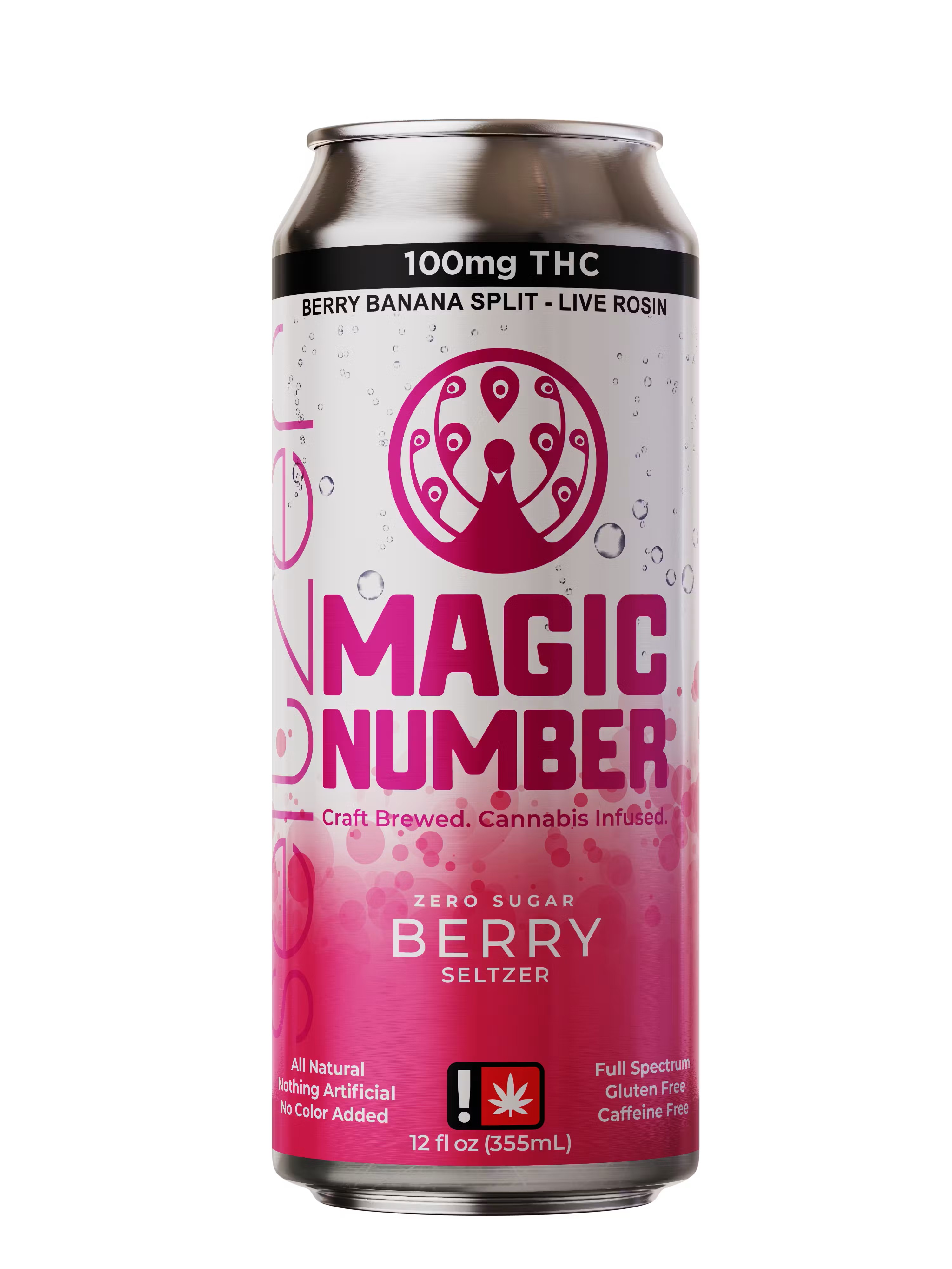 Magic Number | BERRY Seltzer Water | 100mg