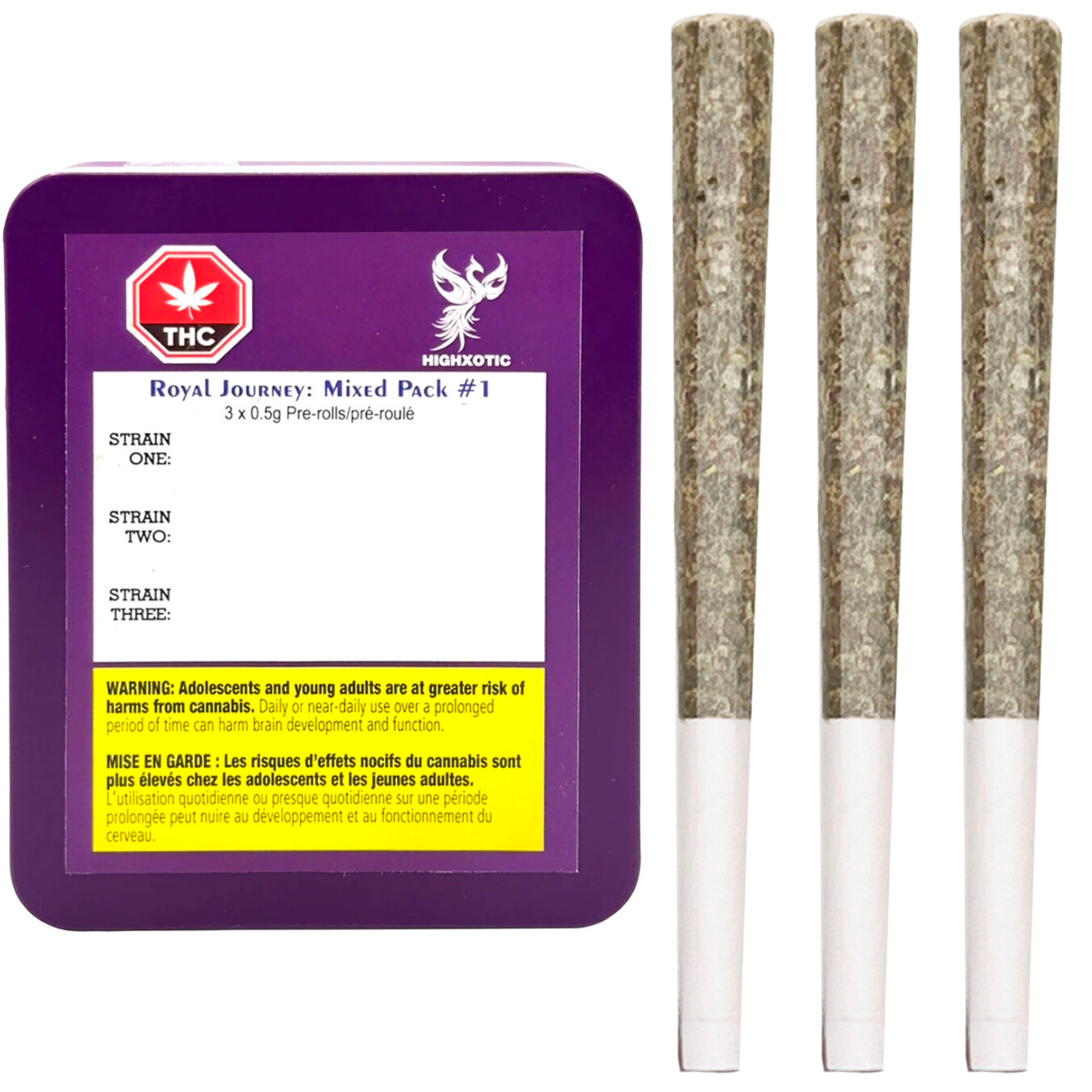 Royal Journey: Mixed Pack #1 Pre-roll | 3x0.5g🔥