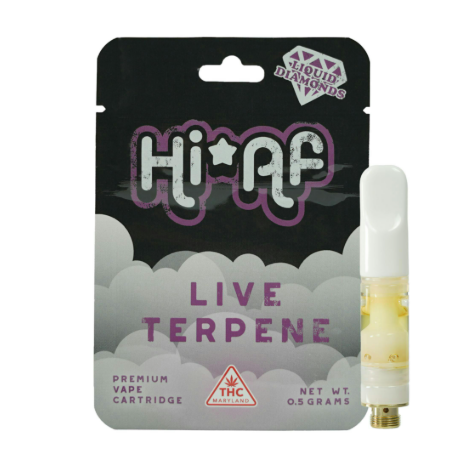 HI*AF Live Terpene Cart 500mg: Trainwreck