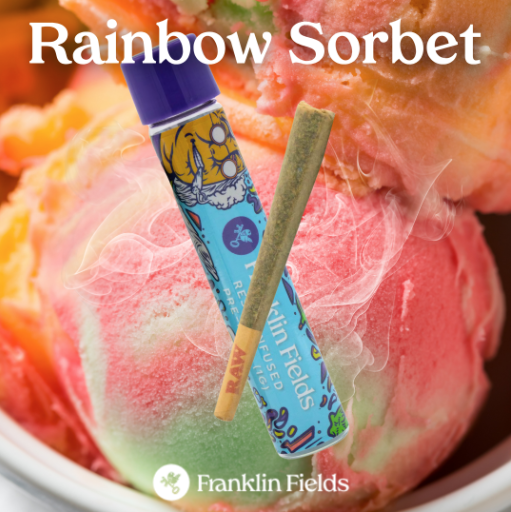 FRANKLIN FIELDS INFUSED PRE ROLL | RAINBOW SORBET