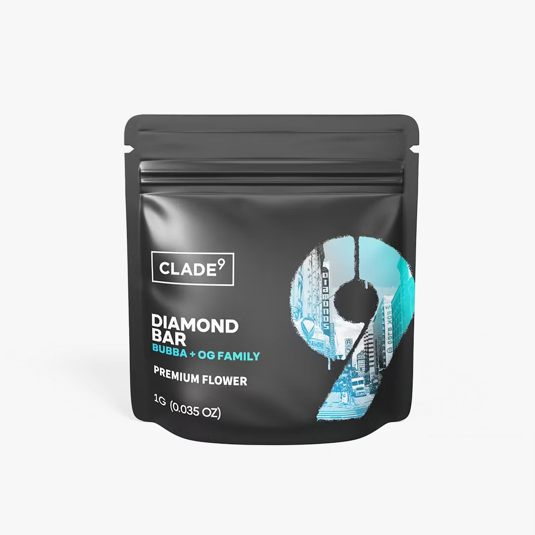 Clade 9 | Flower | Diamond Bar | Indica - 1G