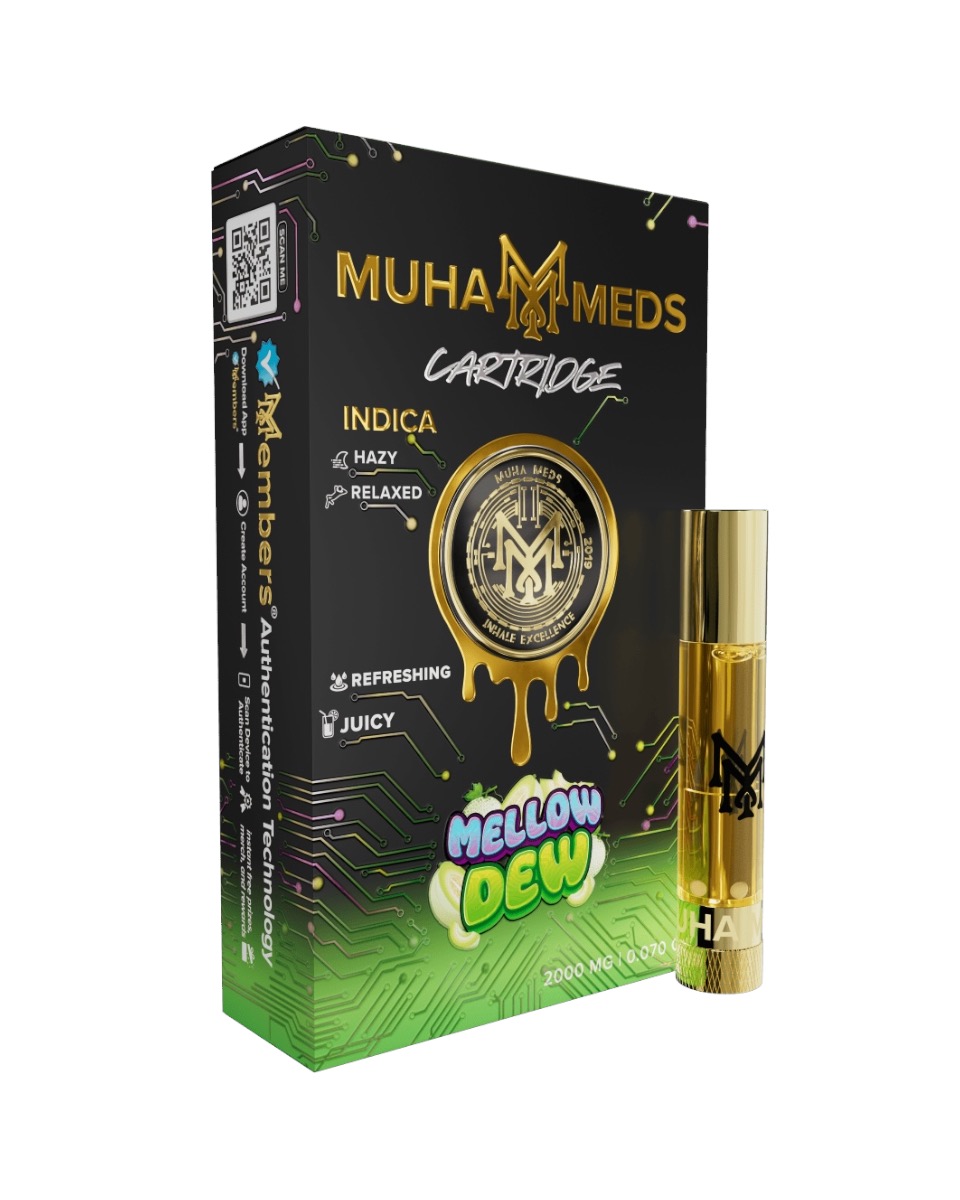 Muha Meds - 2g 510 Cartridge - Meloow Dew