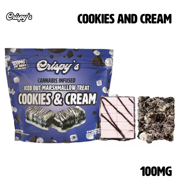 Cookies & Cream | Infused Crispy Rice Treat | 100mg