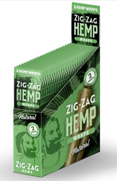 Zig Zag Natural Wraps 2pk