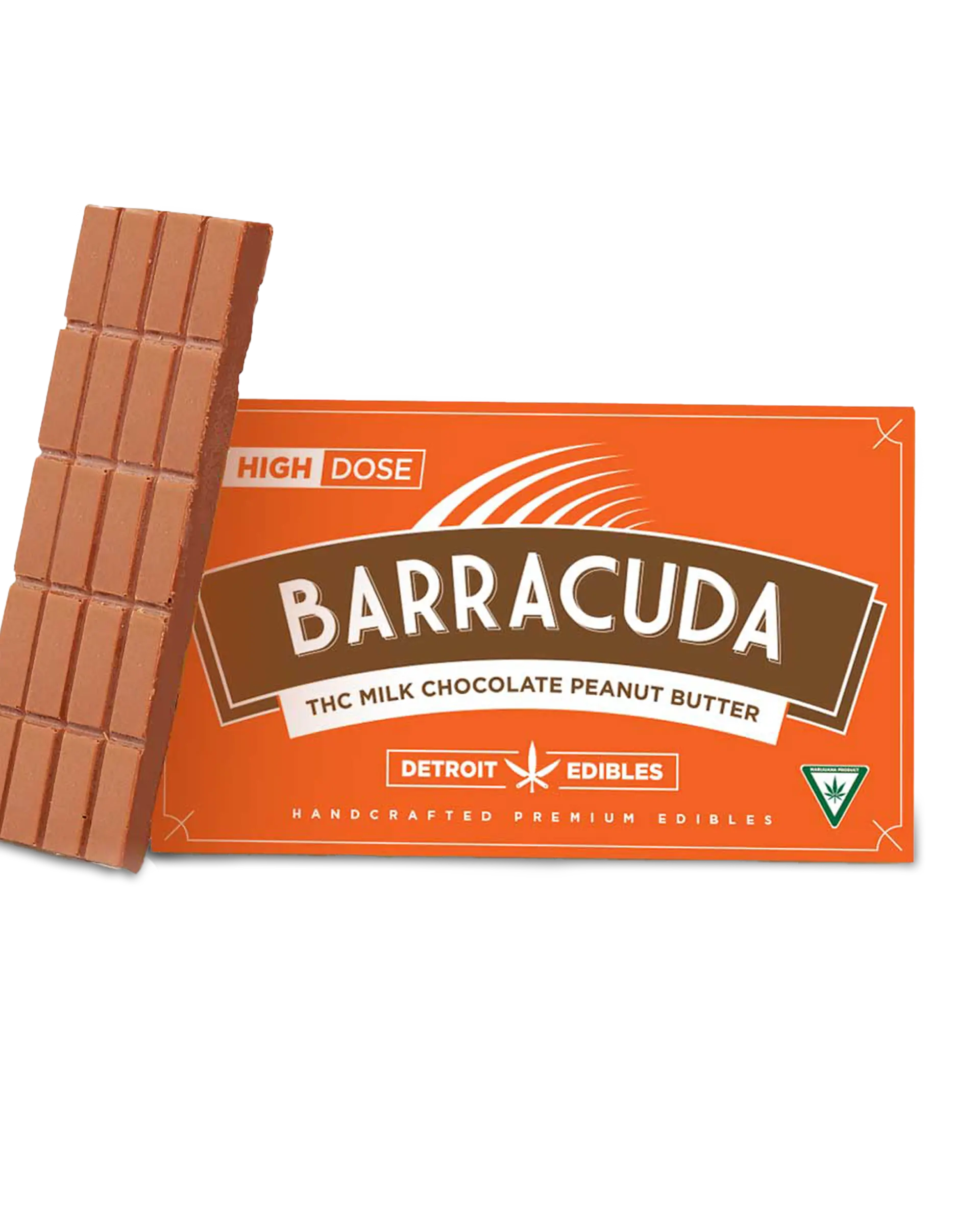 Barracuda: Peanut Butter Milk Chocolate Bar 200mg