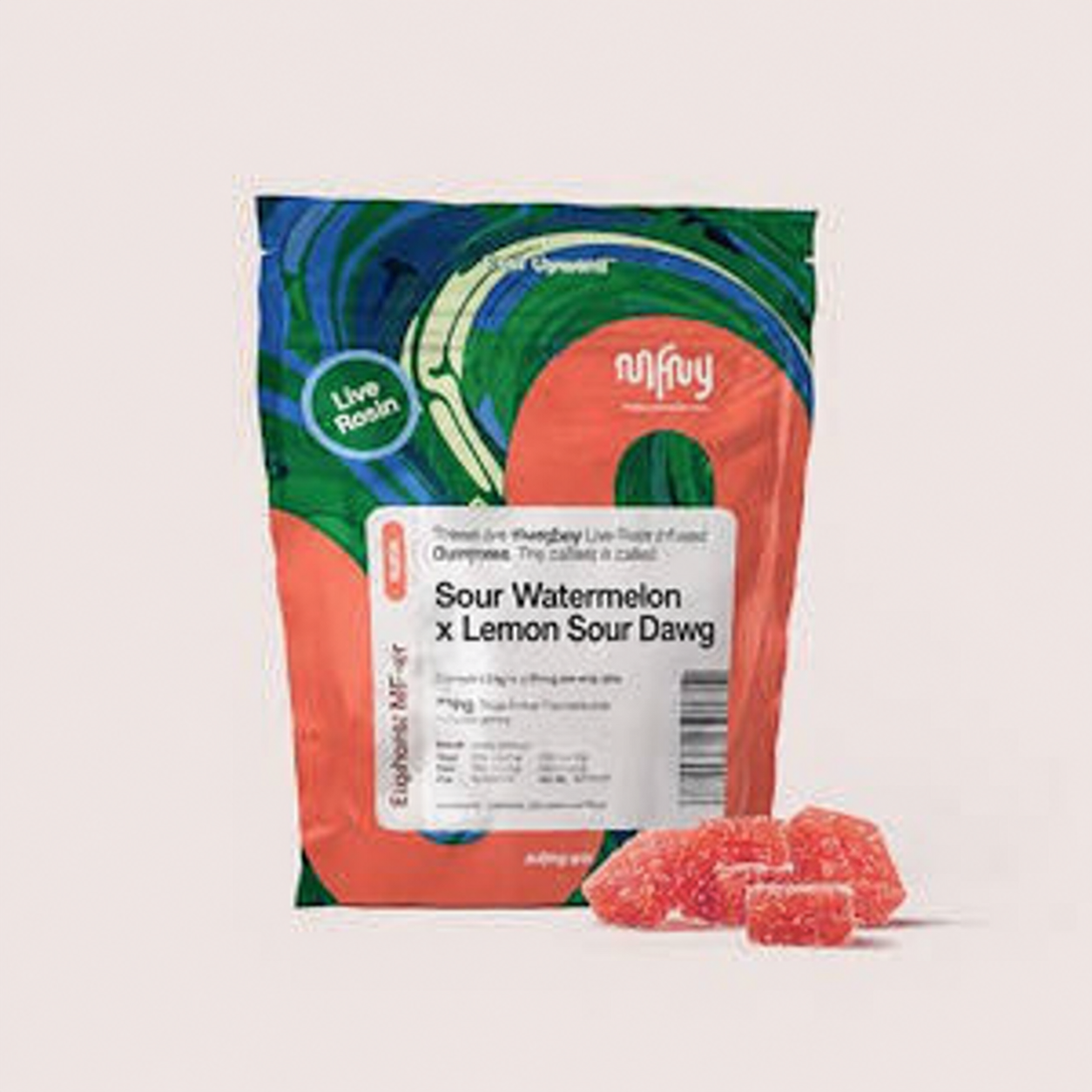 MFNY - WATERMELON LEMONADE X LEMON SOUR DAWG - LIVE RESIN GUMMIES - 10OMG
