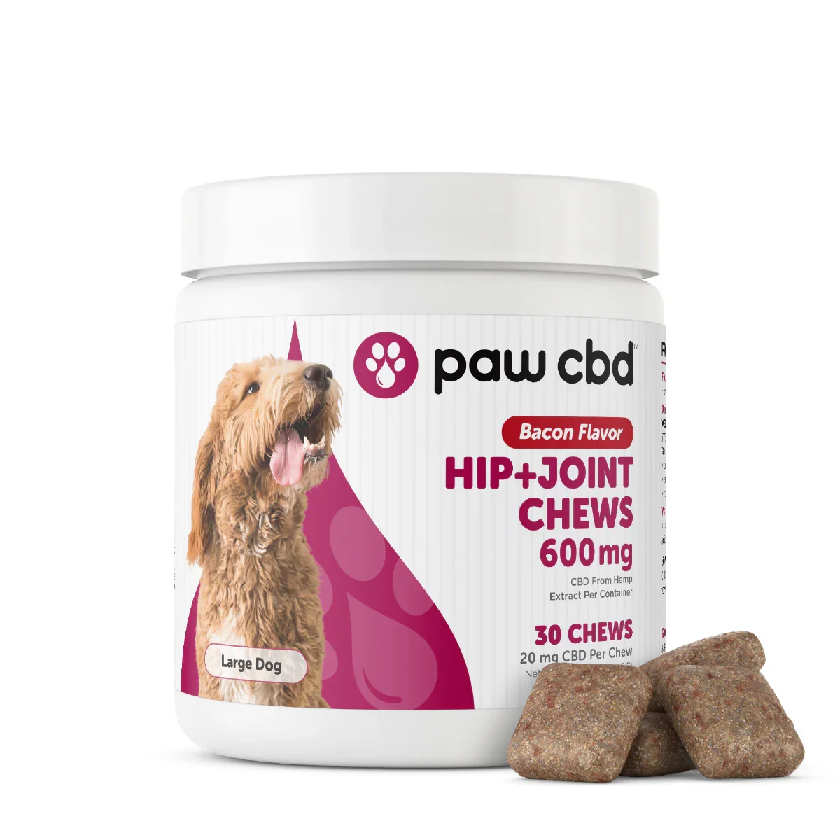 Joint Chews Dogs Bacon 600mg