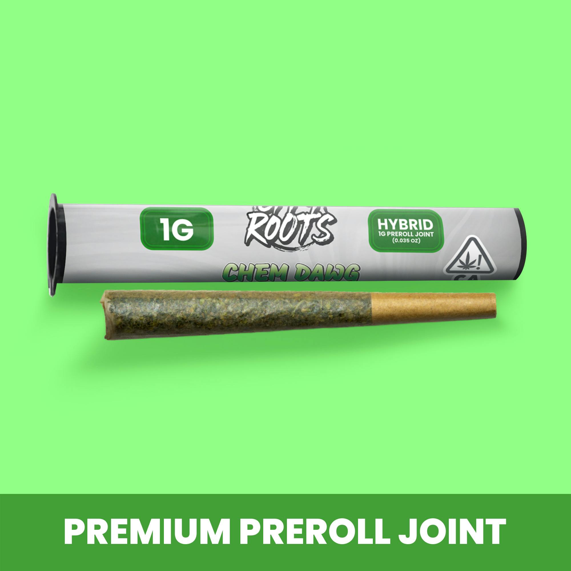 City Roots - Chem Dawg (Hybrid) Preroll (1g)