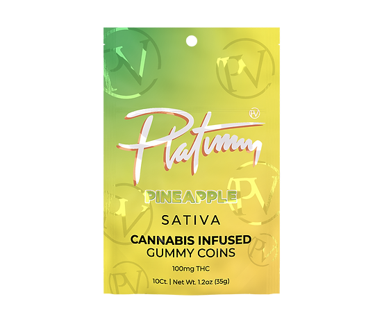 Platinum: Pineapple 200MG Gummies (S)