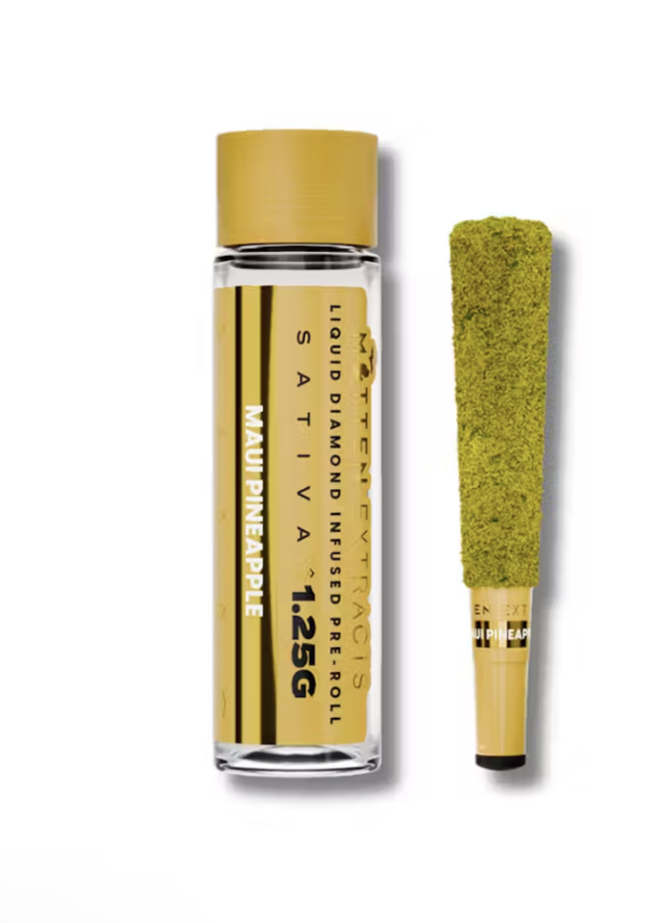 Mitten Extracts: Maui Pineapple (S) 1.25G Infused Preroll