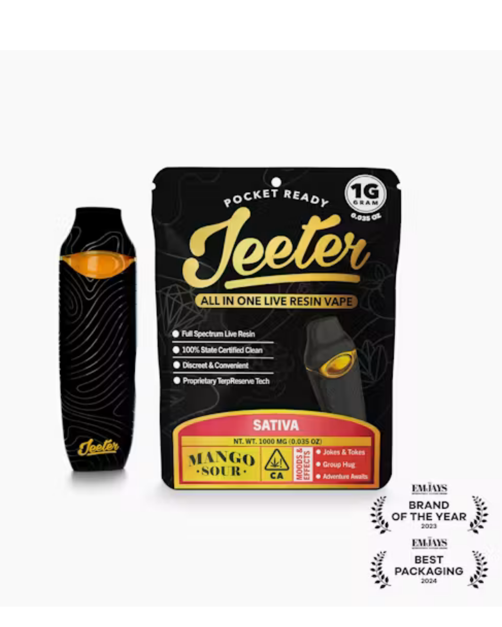 Jeeter | Mango Sour | 1g | Live Resin | Disposable