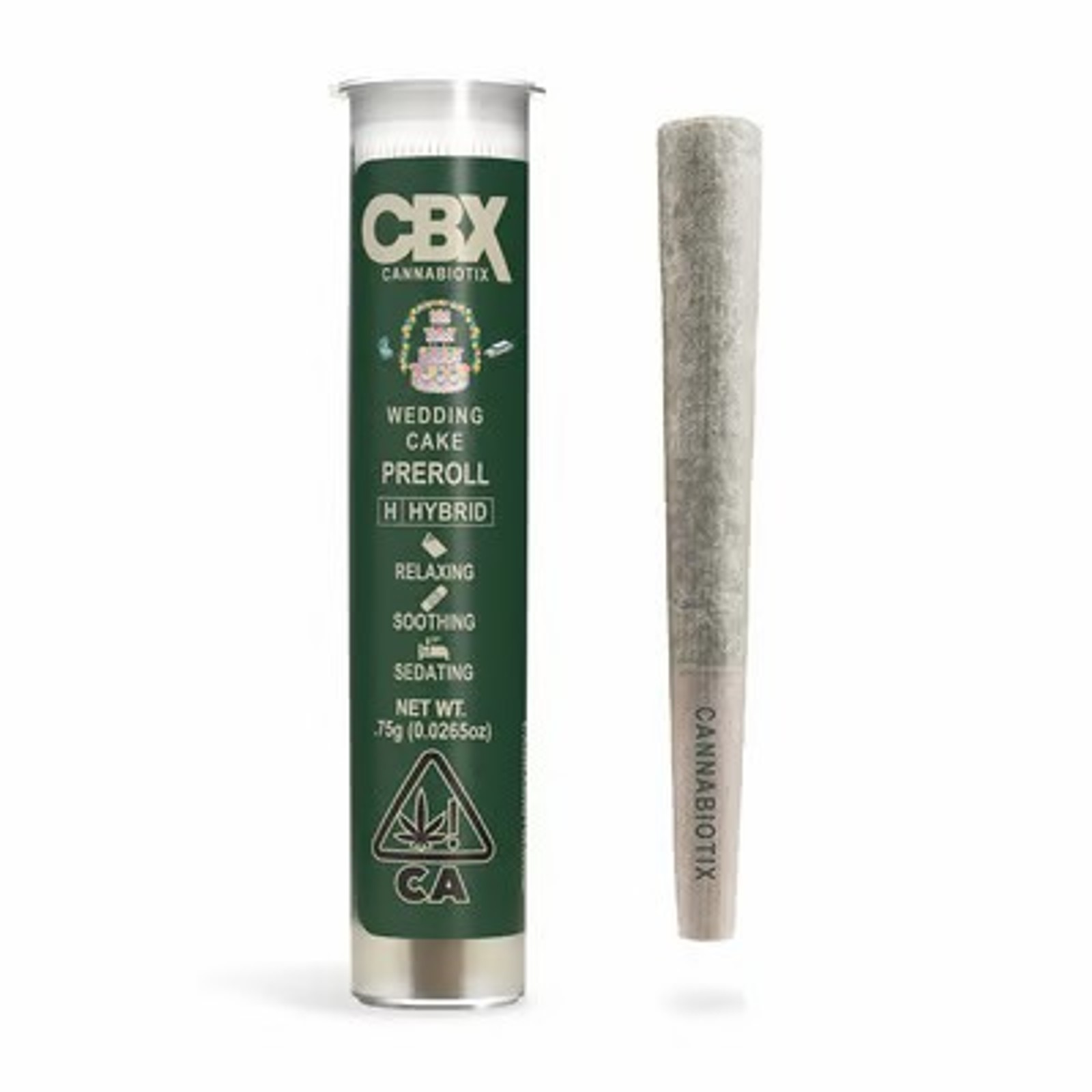 CBX - PREROLL - - HYBRID - WEDDING CAKE