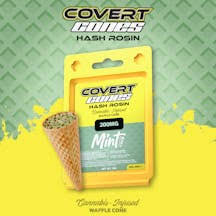 COVERT CONES | Edible | Chocolate | Hash Rosin | Mint Chocolate Chip | 200mg