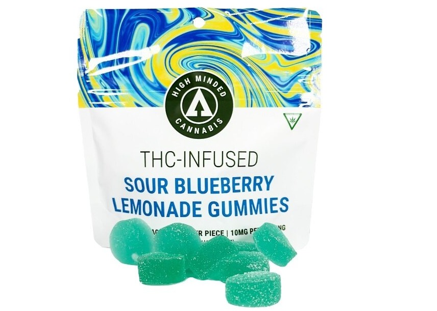 High Minded - Gummies - 200mg - Sour Blueberry Lemonade