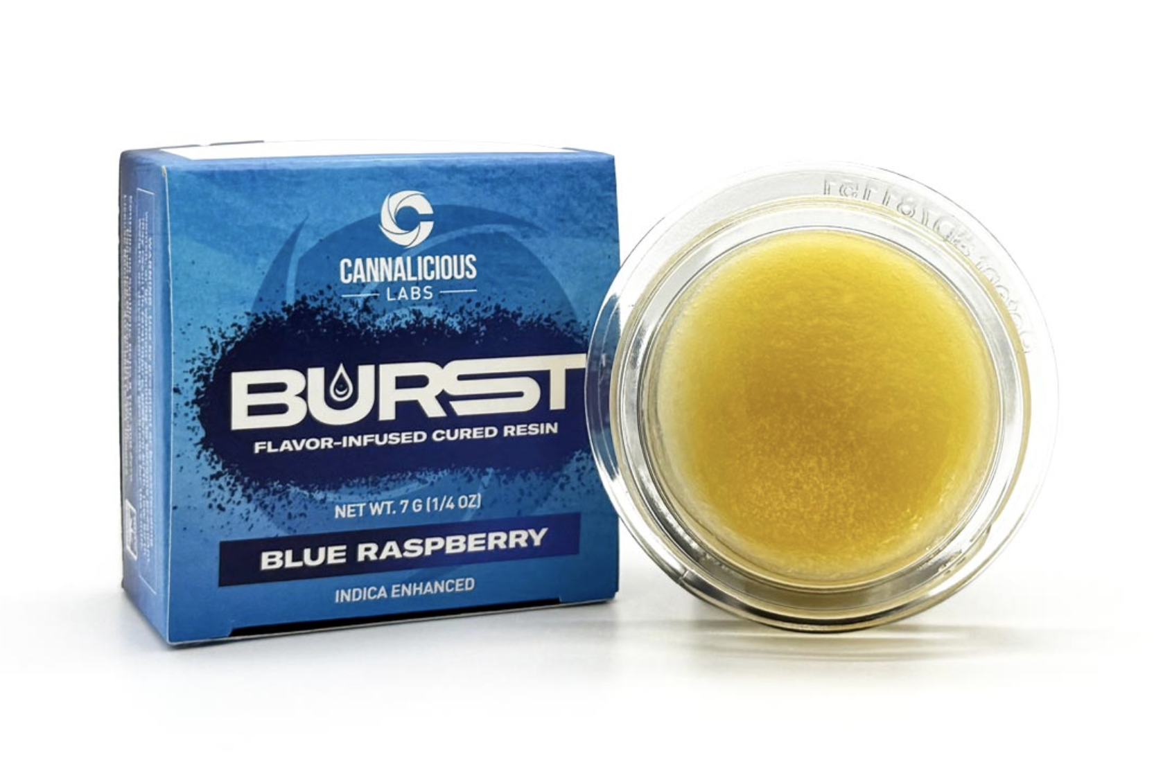 Cannalicious | Blue Raspberry | Burst Cured Resin