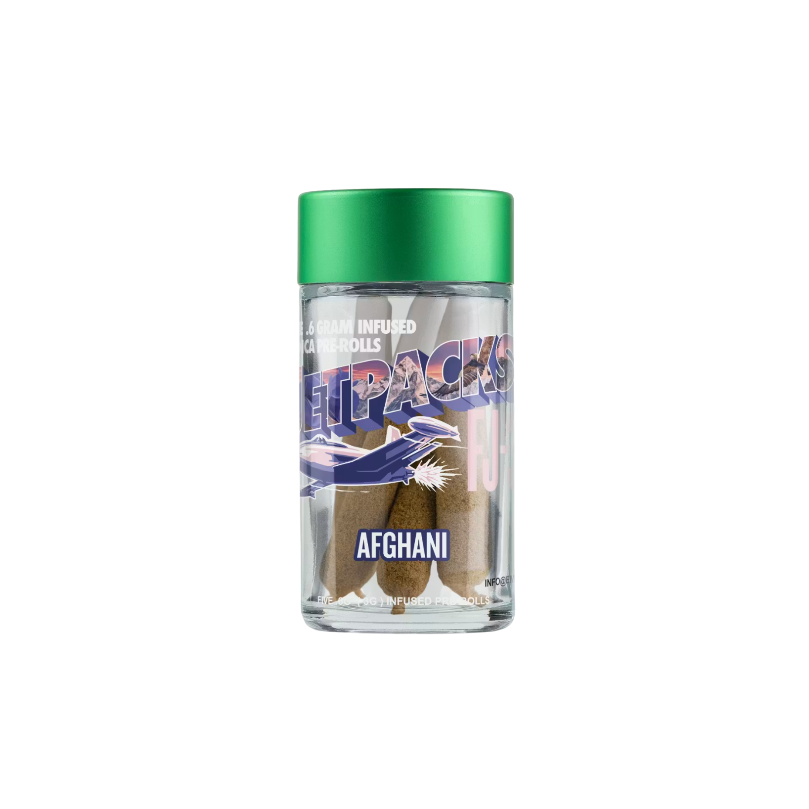 Jetpacks - FJ3 Afghani Infused Preroll 5pk - 3g