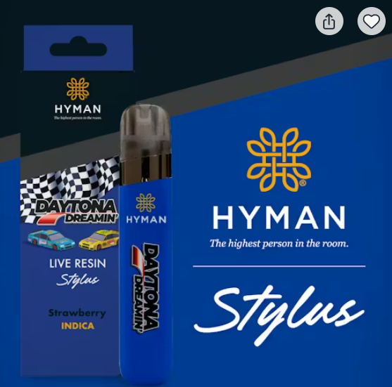 Daytona Dreamin' | Live Resin Stylus Disposable | 1g | Indica