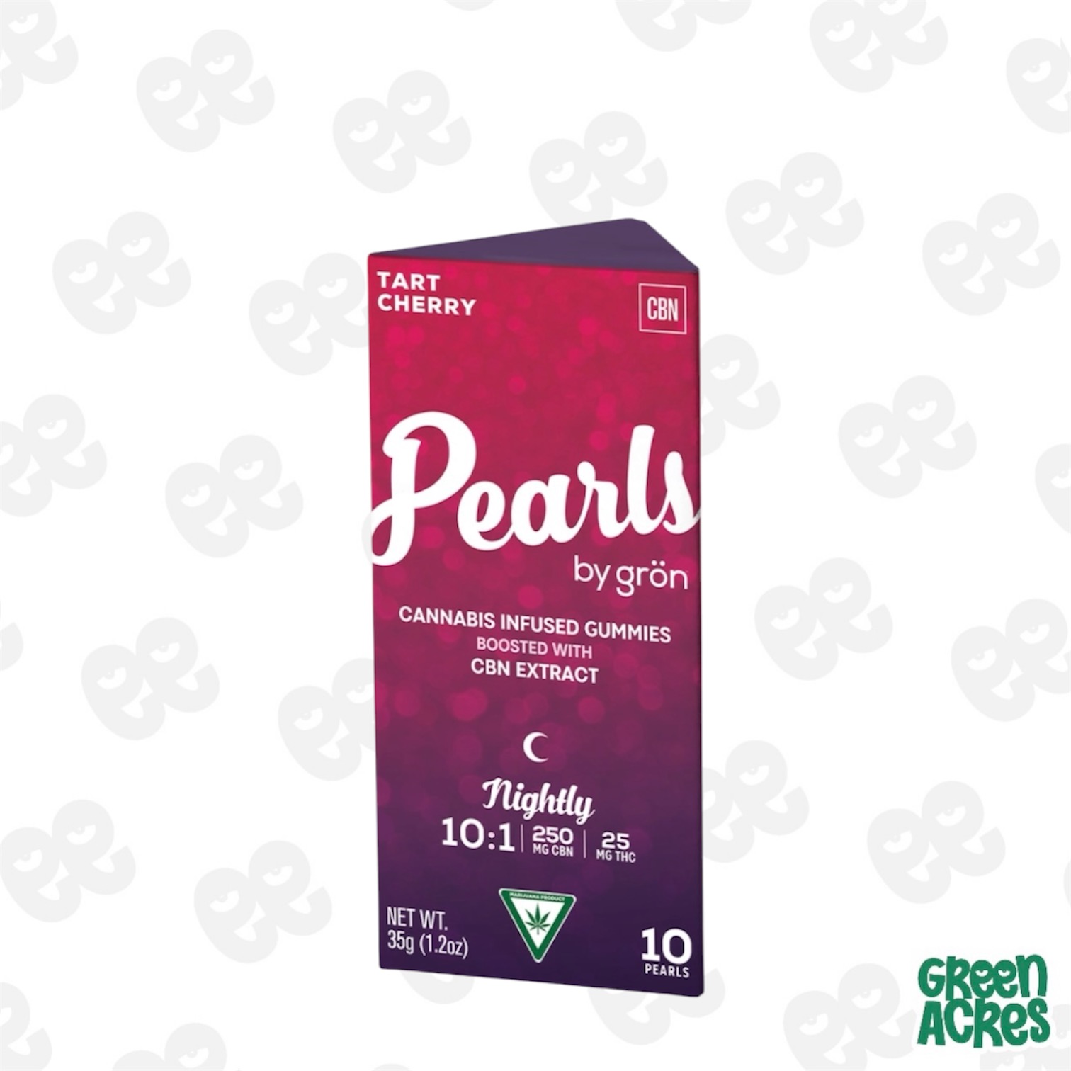 Pearls: Tart Cherry 10:1 CBN:THC 25mg Gummies