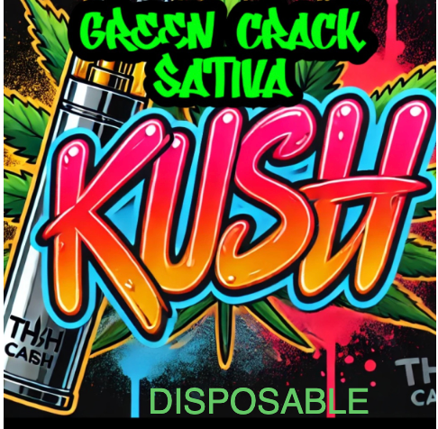 Kush Products | DISPOSABLE Green Crack Kush Kart  | 1g