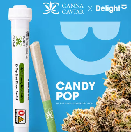 Canna Caviar Pre-Roll 1pk/1g- Candy Pop