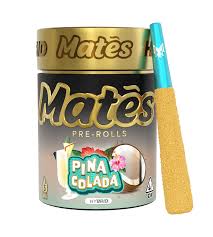 Infused Pre-Roll Pack | Mates | Pina Colada | .6gx5 | Muha Meds