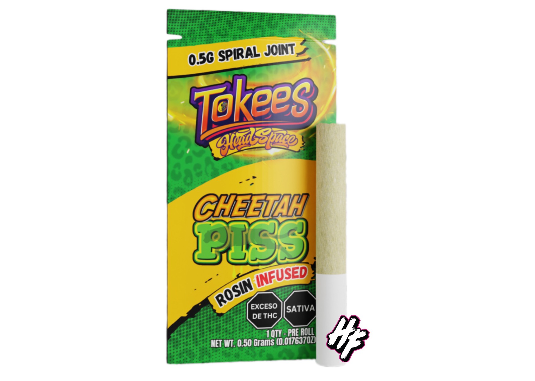 Cheetah Piss Rosin Infused Preroll