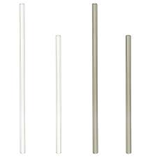 Clear Borosilicate Straw W/ Dot