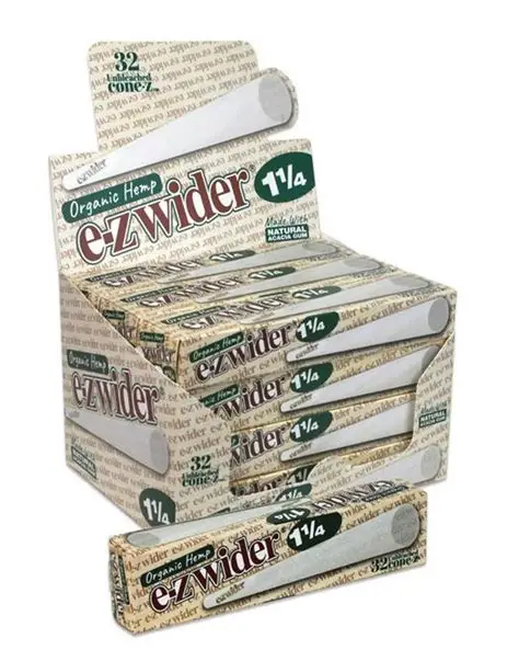 E-Z Wider - Organic Hemp - 1 1/4 - 32pk