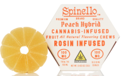 Spinello Hybrid Peach Rosin Gummies