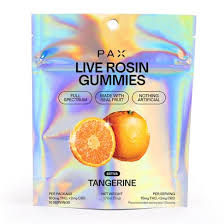 Tangerine Live Rosin Gummies