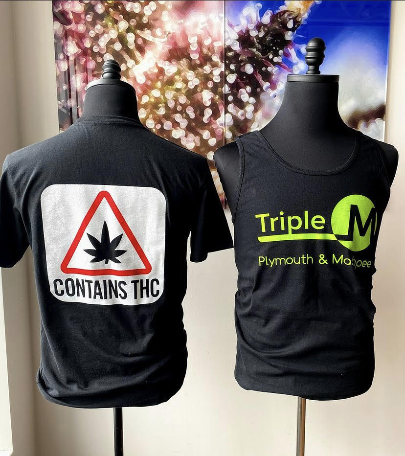 Tank Top "Contains THC" Black Medium