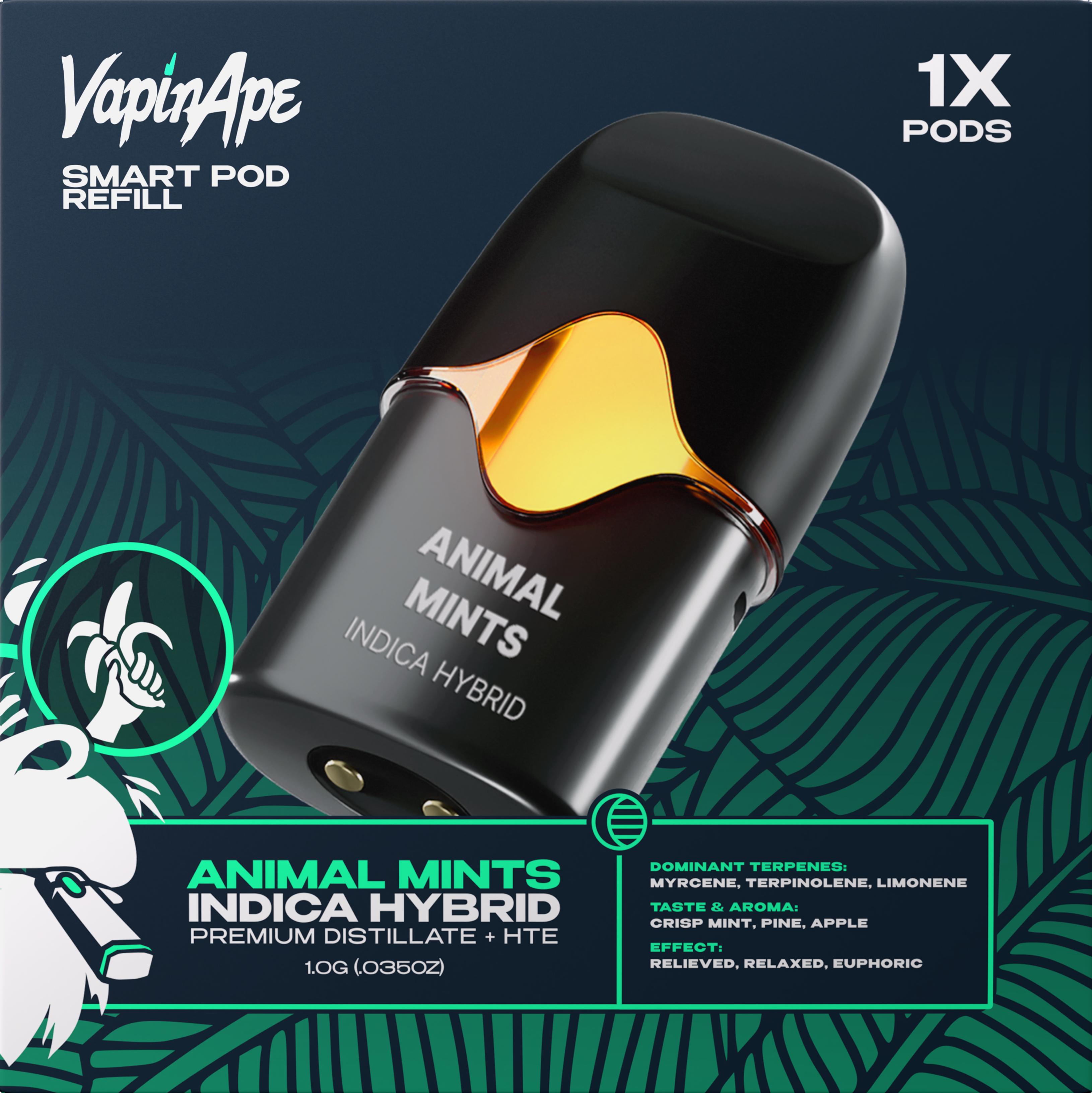 Vapin Ape HTE Distillate POD - Animal Mintz