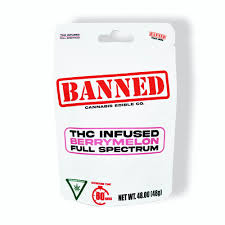 Banned - 200mg Gummies - Berry Melon