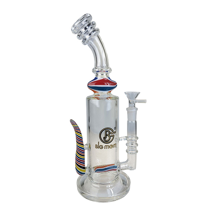 Big Mom | Spike Art Inline Perc Water Pipe | 12"