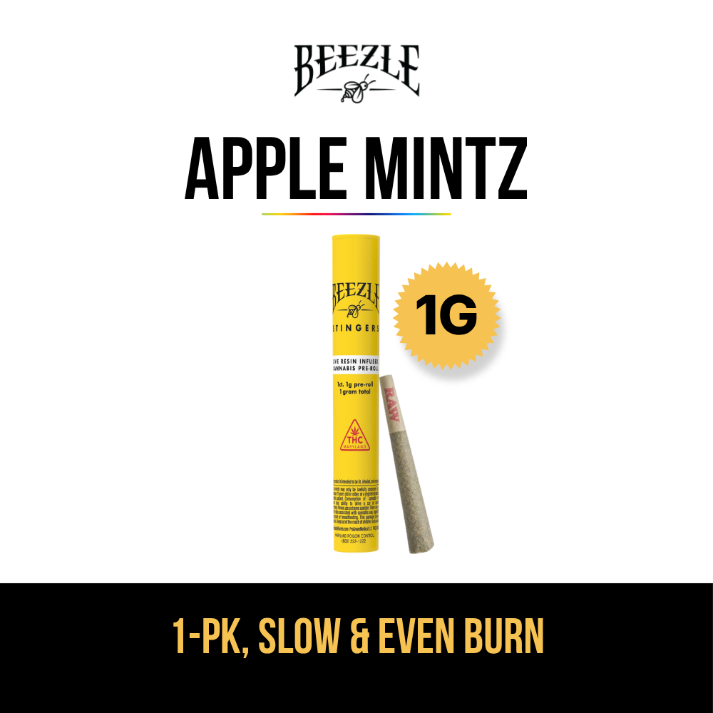 Apple Mintz 1G Live Resin Infused Stingers