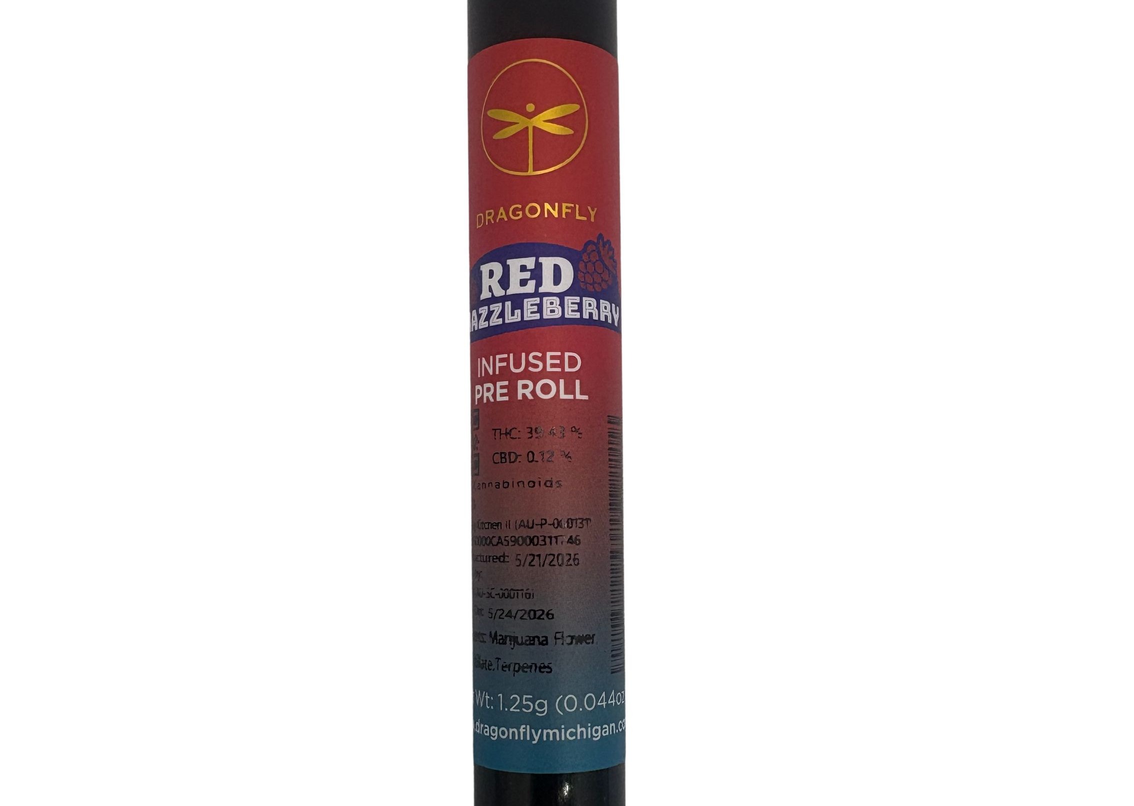 DragonFly | Red Razzleberry 1.25g Infused Preroll