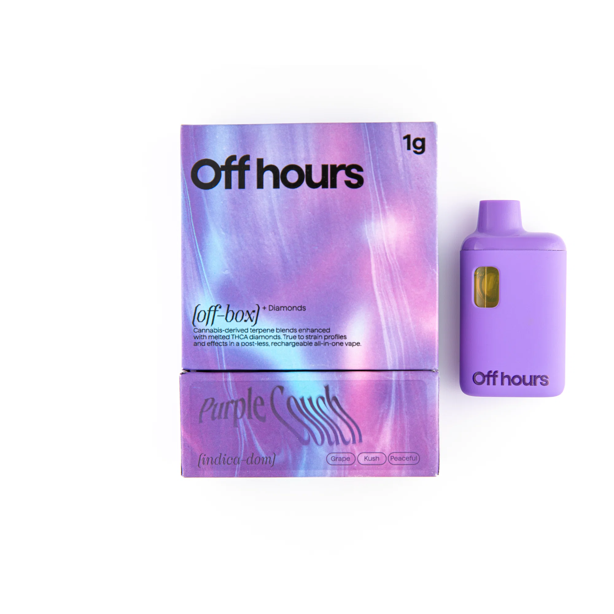 Off Hours | Purple Couch | Diamonds AIO Vape | 1g