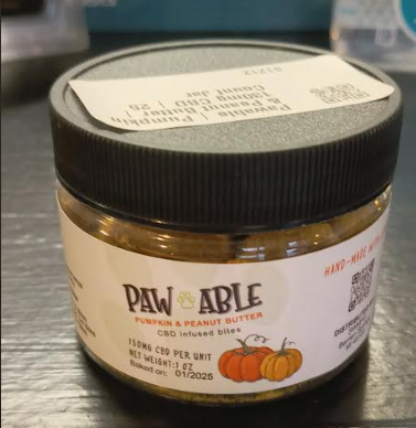 Pumpkin & Peanut Butter | 400mg CBD | 75 Count Jar