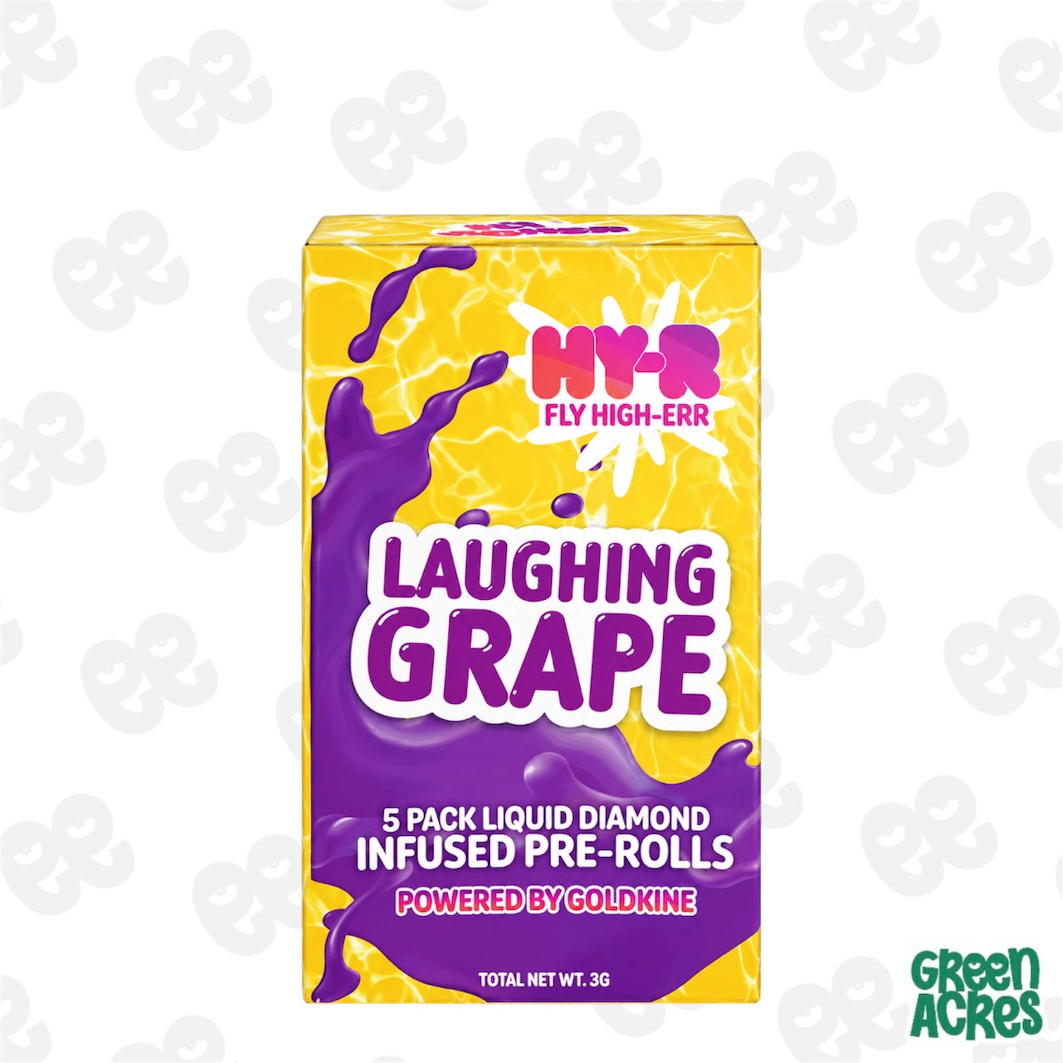 HY-R: Laughing Grape 5 Pack Infused Pre-Roll (0.6gx5)