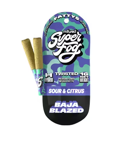 MFUSED TWISTED Fatty's Infused Joint 1g: Baja Blazed 2pk
