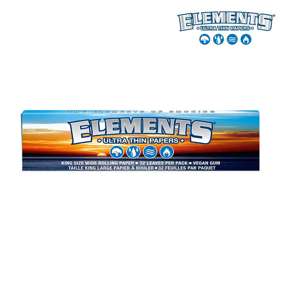 ELEMENTS : ULTRA THIN KING SIZE WIDE PAPERS