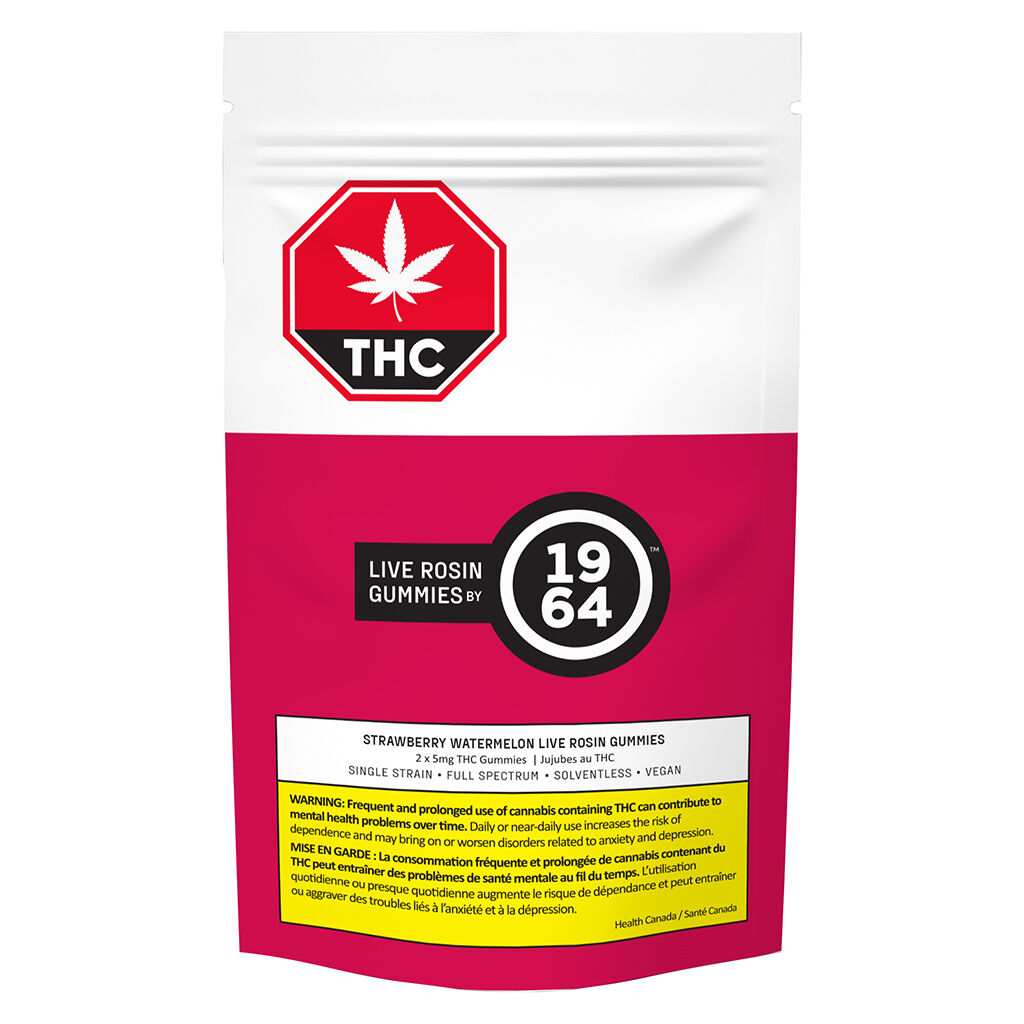 Strawberry Watermelon Live Rosin Chews | 2x5mg