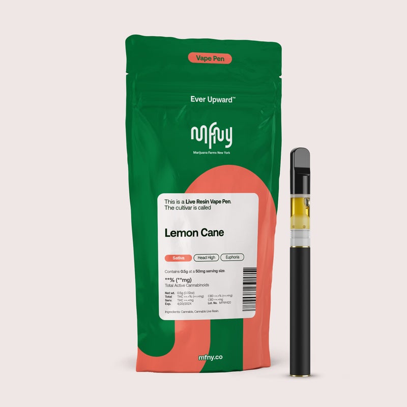 Lemon Cane Live Resin Vape Pen AIO | .5g