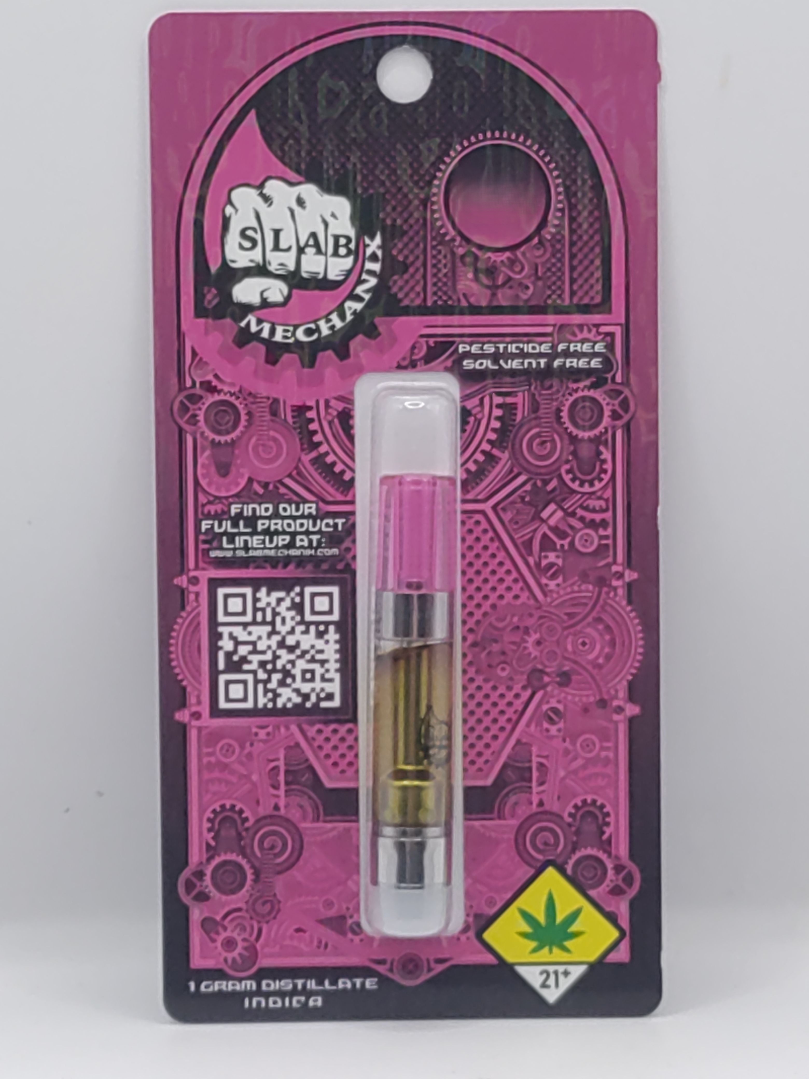 Blue Nerdz 1g Distillate Vape Slab Mechanix